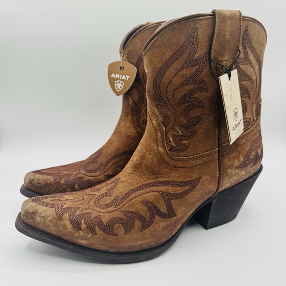 Ariat Shoes - Ariat Chandler Boots Women's Size 10 Naturally Distressed Brown Leather